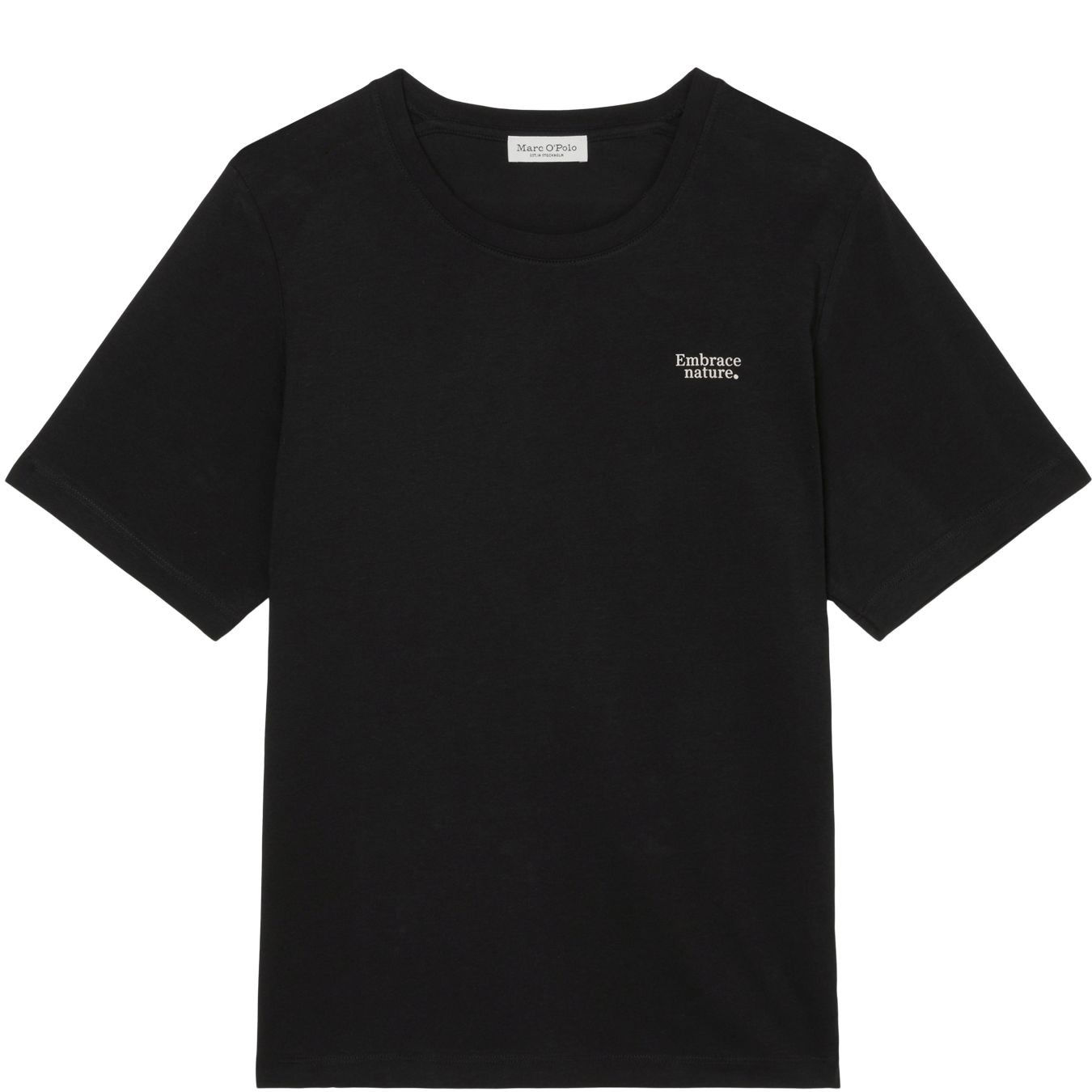MARC O'POLO Marškinėliai moterims, Juoda 1