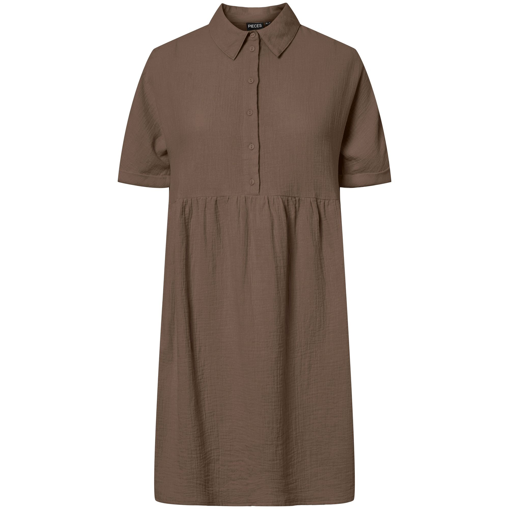 PIECES Mini suknelė moterims, Ruda, Sastina