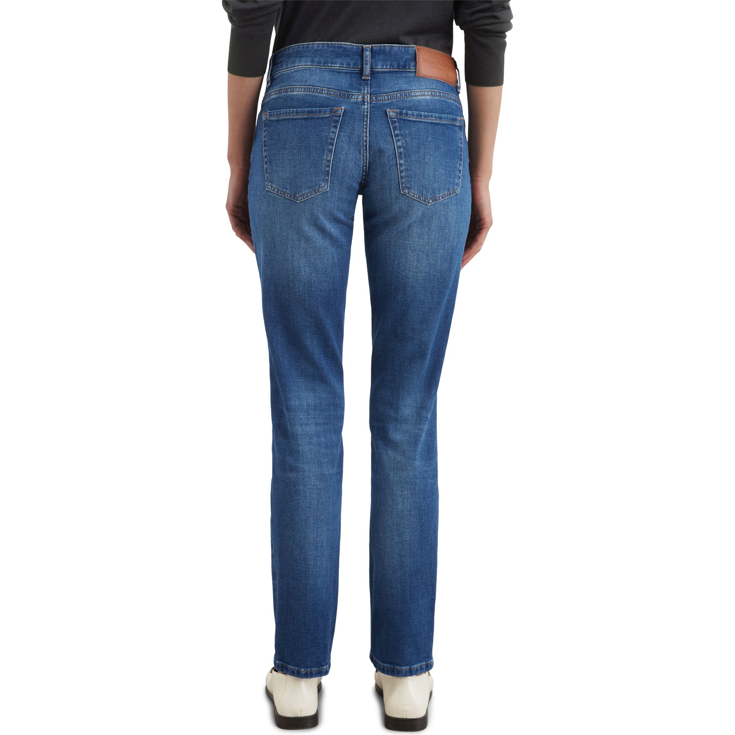 MARC O'POLO Tiesūs džinsai moterims, Mėlyna, Straight 502921612051 3