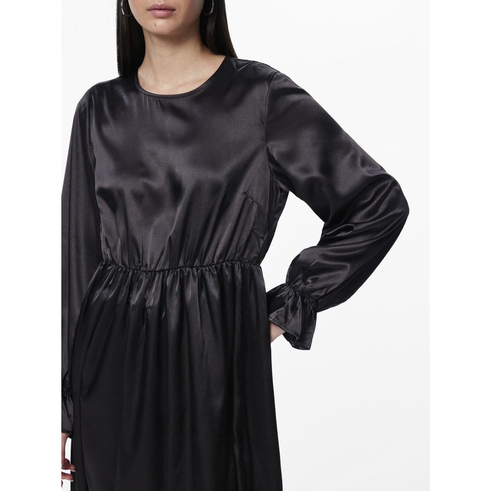 PIECES Mini suknelė moterims, Juoda, PCSLORE LS O-NEC 6