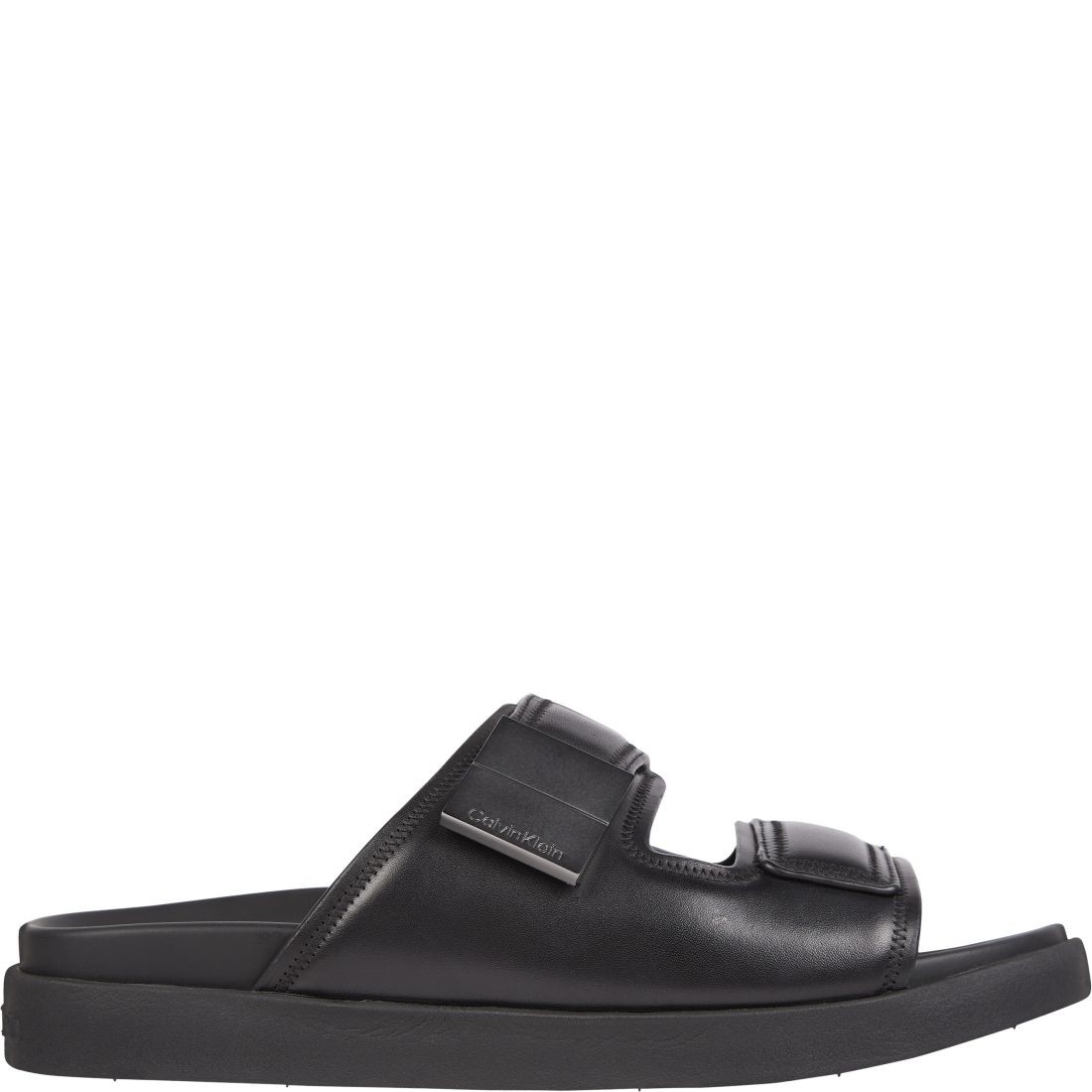 CALVIN KLEIN Šlepetės vyrams, Juoda, Double strap sandal 3