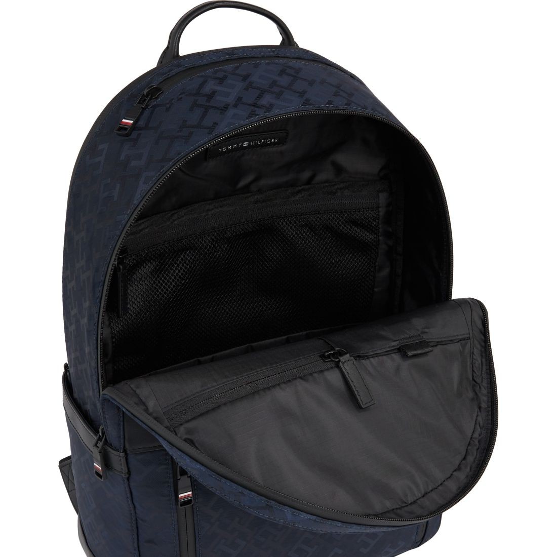 TOMMY HILFIGER Kuprinė vyrams, Mėlyna, Elevated 1985 mono backpack 5