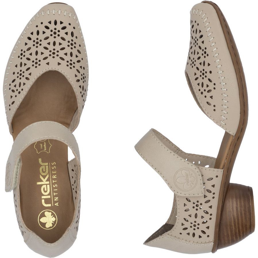 RIEKER Balerinos moterims, Smėlio, Ballerinas 8