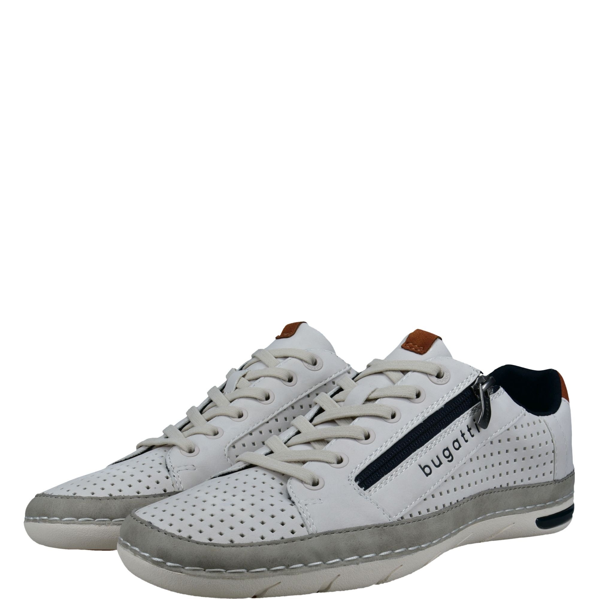 BUGATTI Laisvalaikio bateliai vyrams, Balta, Leisure 5