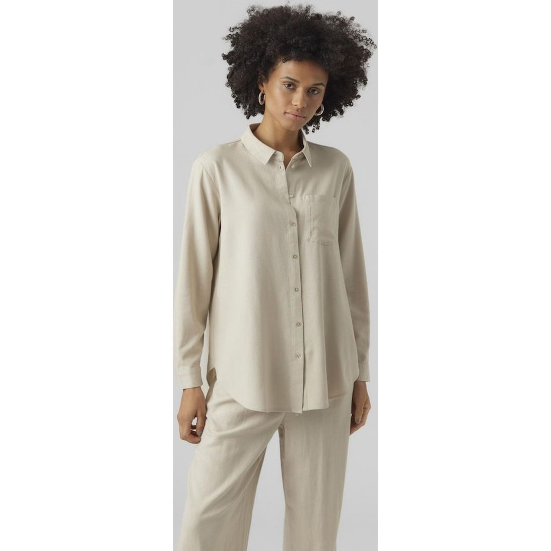 VERO MODA Marškiniai moterims, Sidabrinė, Vmmymilo shirts 2