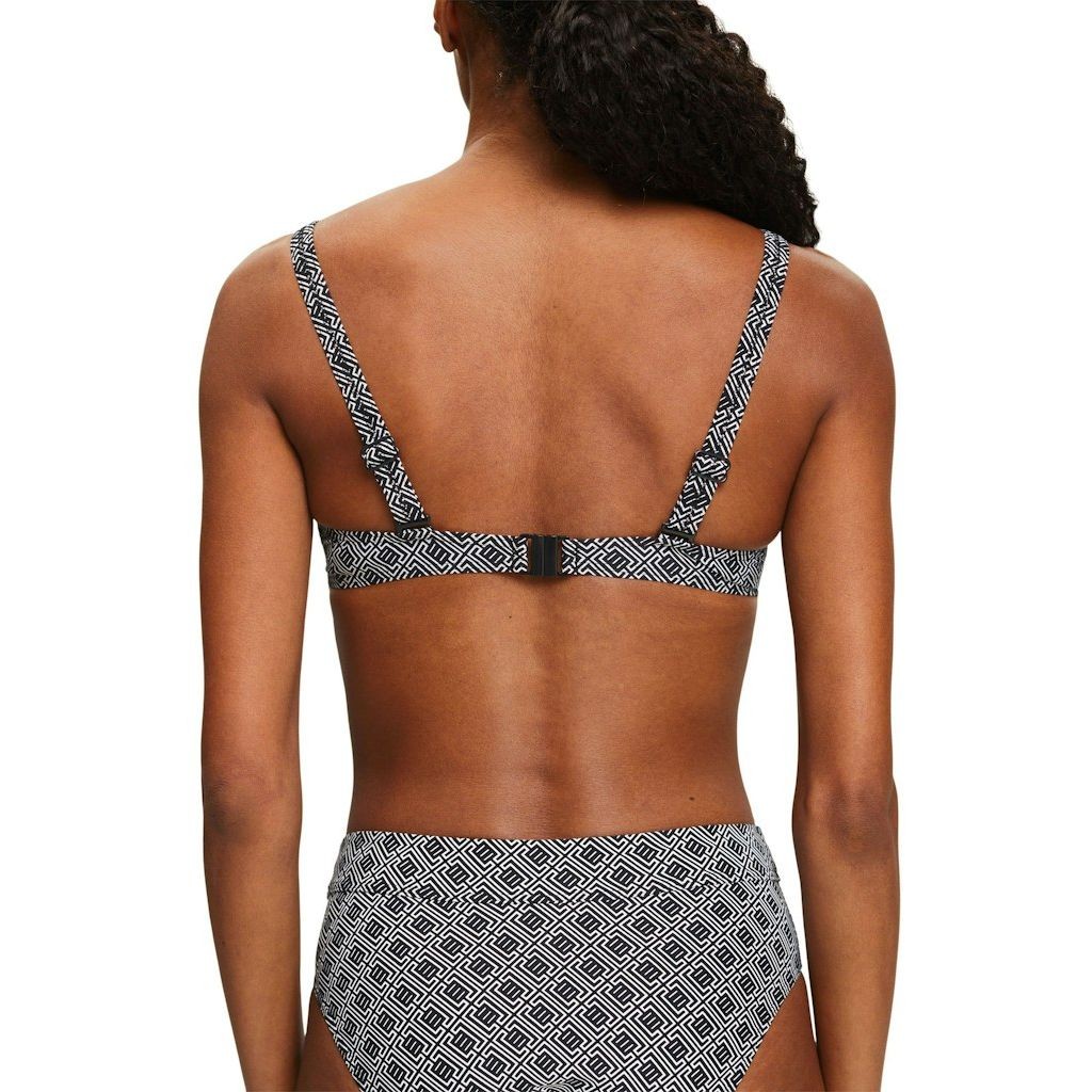 ESPRIT Viršutinė kostiumėlio dalis moterims, Juoda, Baudini beach Bikini top 3