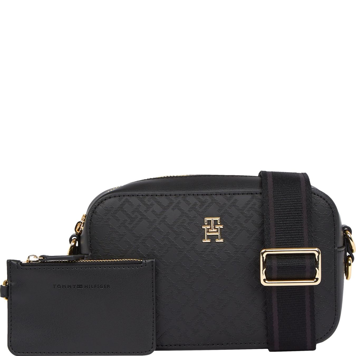 TOMMY HILFIGER Rankinė per petį moterims, Juoda, Distinct camera bag 1