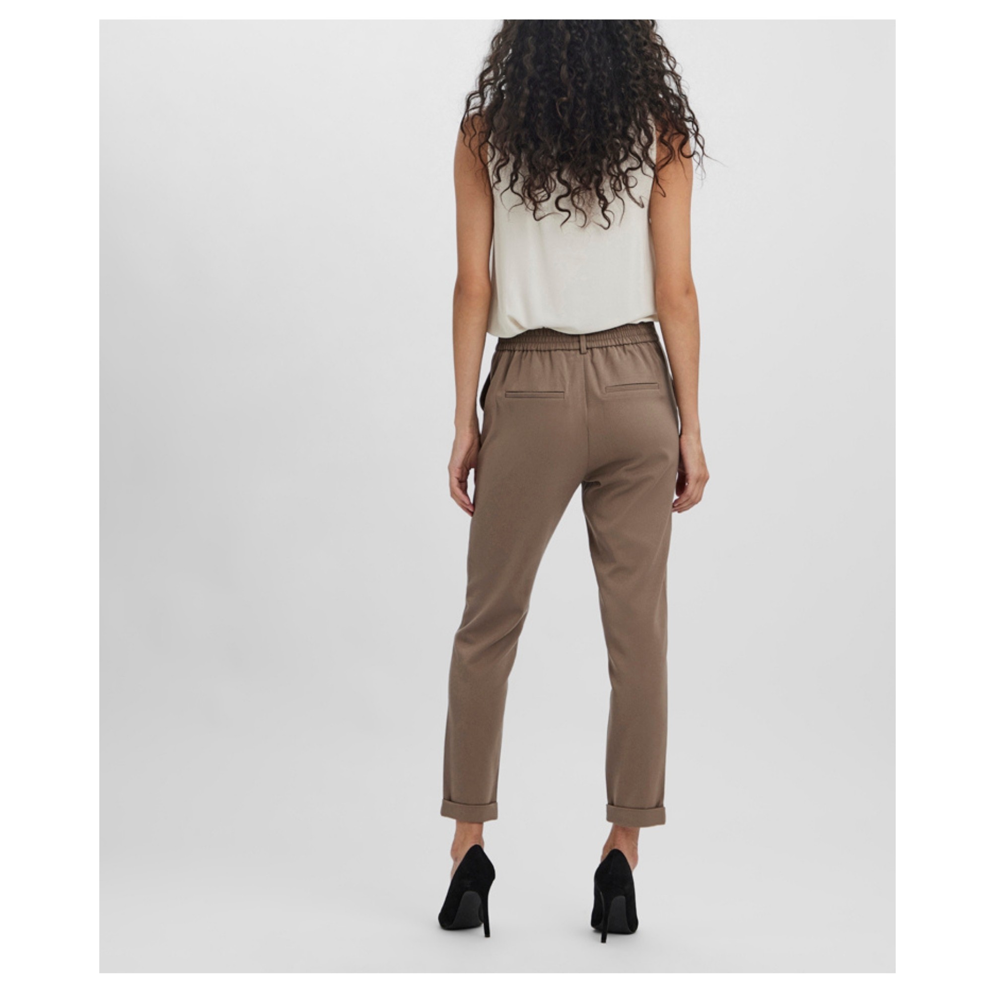 VERO MODA Kelnės moterims, Ruda, Maya 3