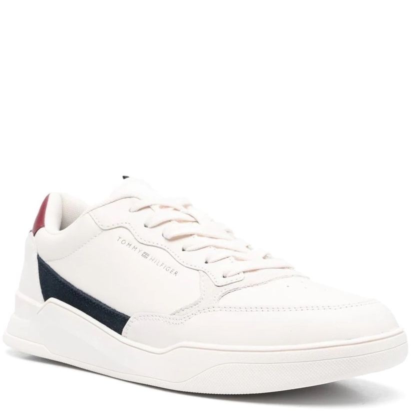 TOMMY HILFIGER Sportiniai bateliai vyrams, Smėlio, Elevated cupsole sport shoe 2