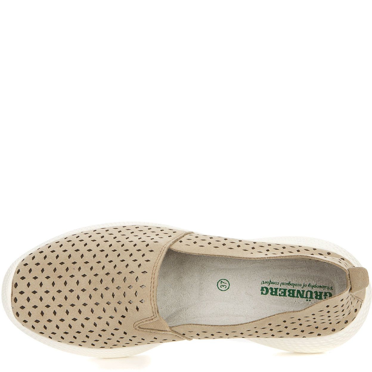 GRUNBERG Laisvalaikio bateliai moterims, Smėlio, Leisure shoes 4
