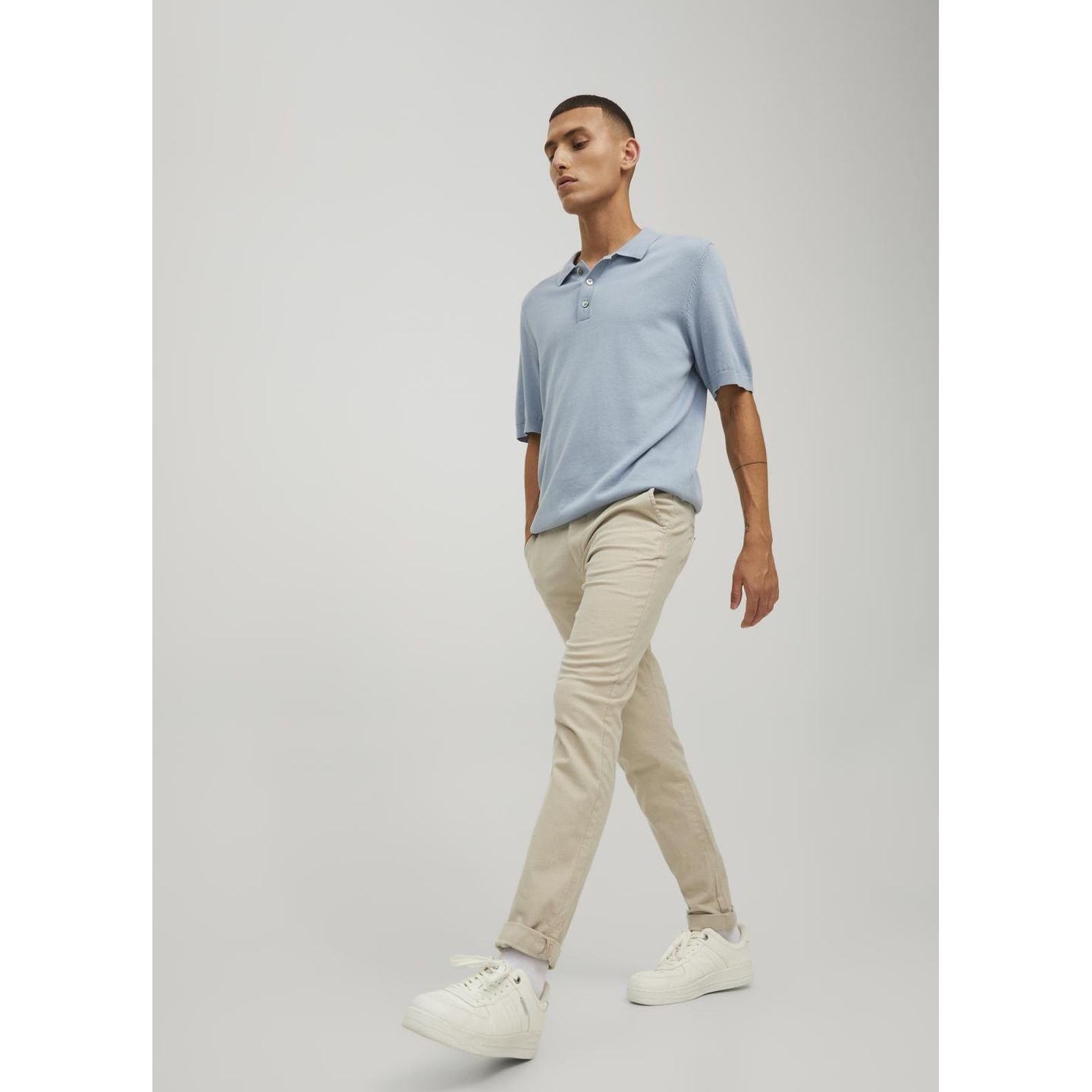 JACK & JONES Formalios kelnės vyrams, Smėlio, Marco Fury 6
