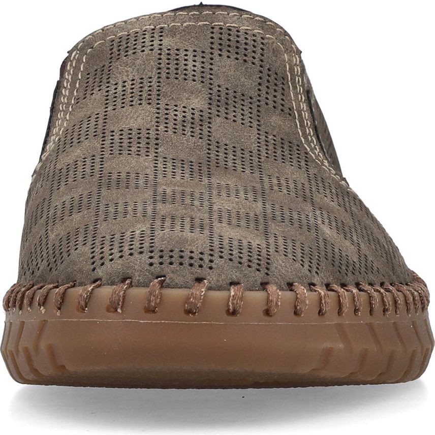 RIEKER Loaferiai vyrams, Ruda, Slipper 6