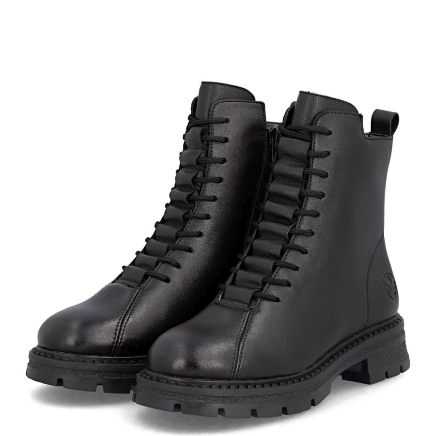 RIEKER Aulinukai moterims, Juoda, Booties 4