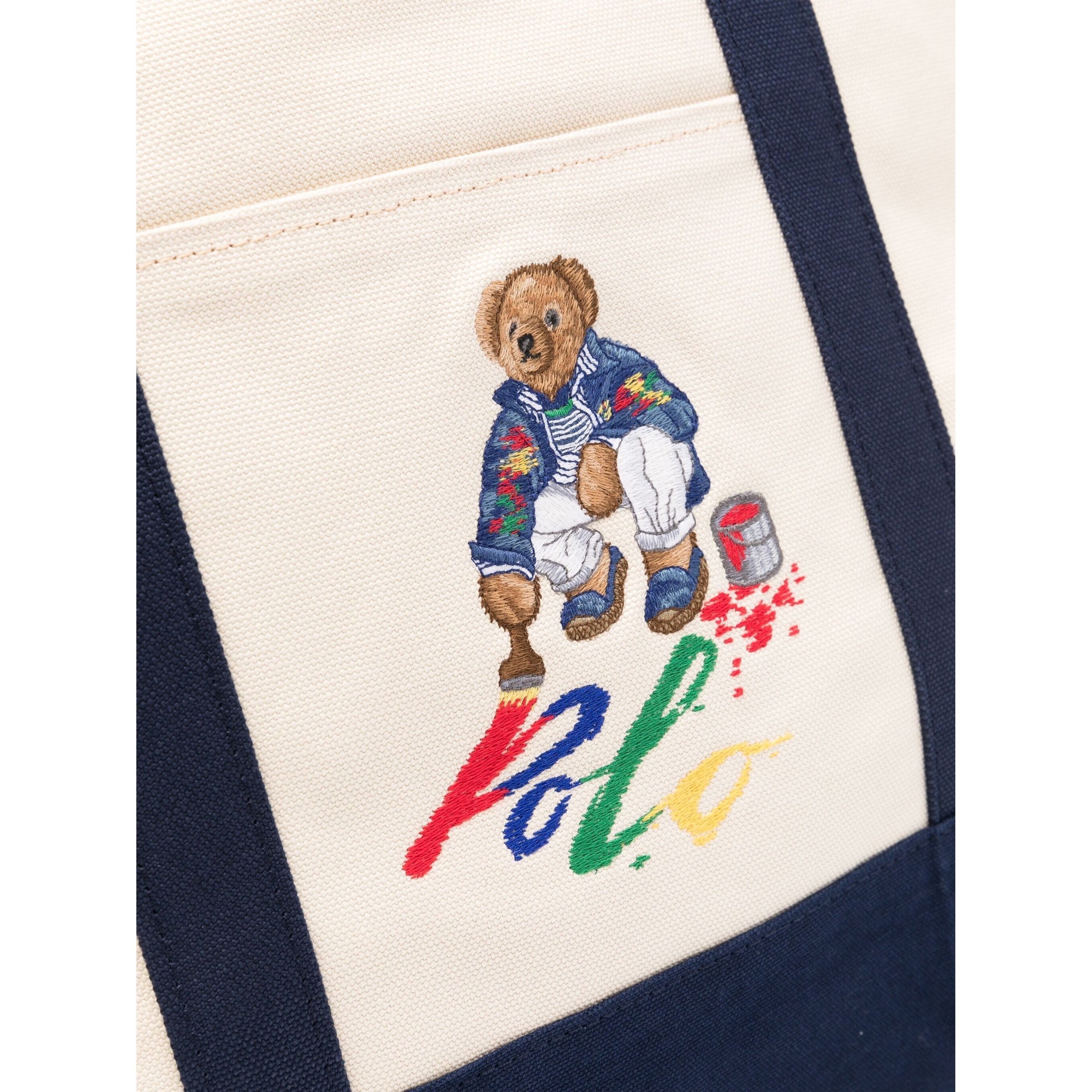 POLO RALPH LAUREN Pirkinių krepšys vyrams, Mėlyna, Tote medium 3