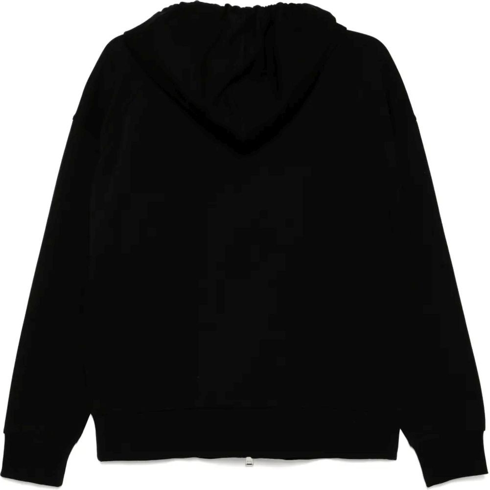 MICHAEL KORS Džemperis vyrams, Juoda, Blend zip-up hoodie 2