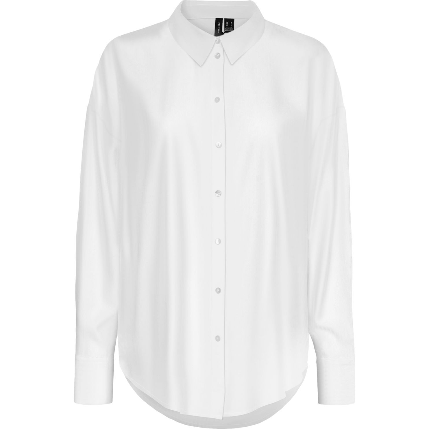 VERO MODA Marškiniai ilgomis rankovėmis moterims, Balta, Nora oversize shirt 1