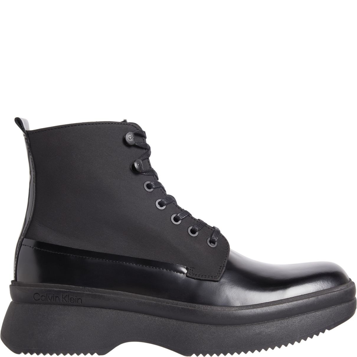 CALVIN KLEIN Aulinukai vyrams, Juoda, Lace up boot mix 2