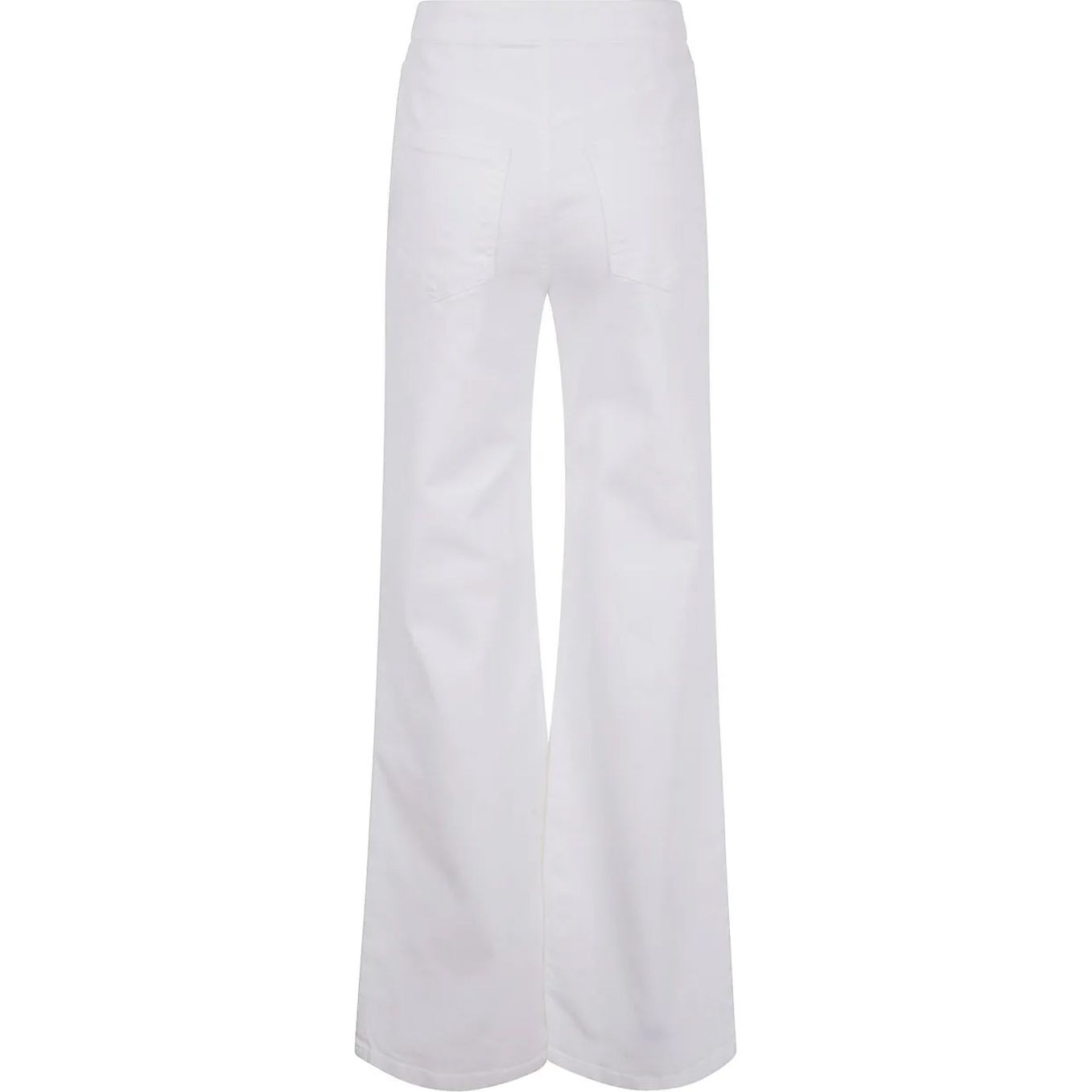 TWINSET Platėjantys džinsai moterims, Balta, Flared jeans 2