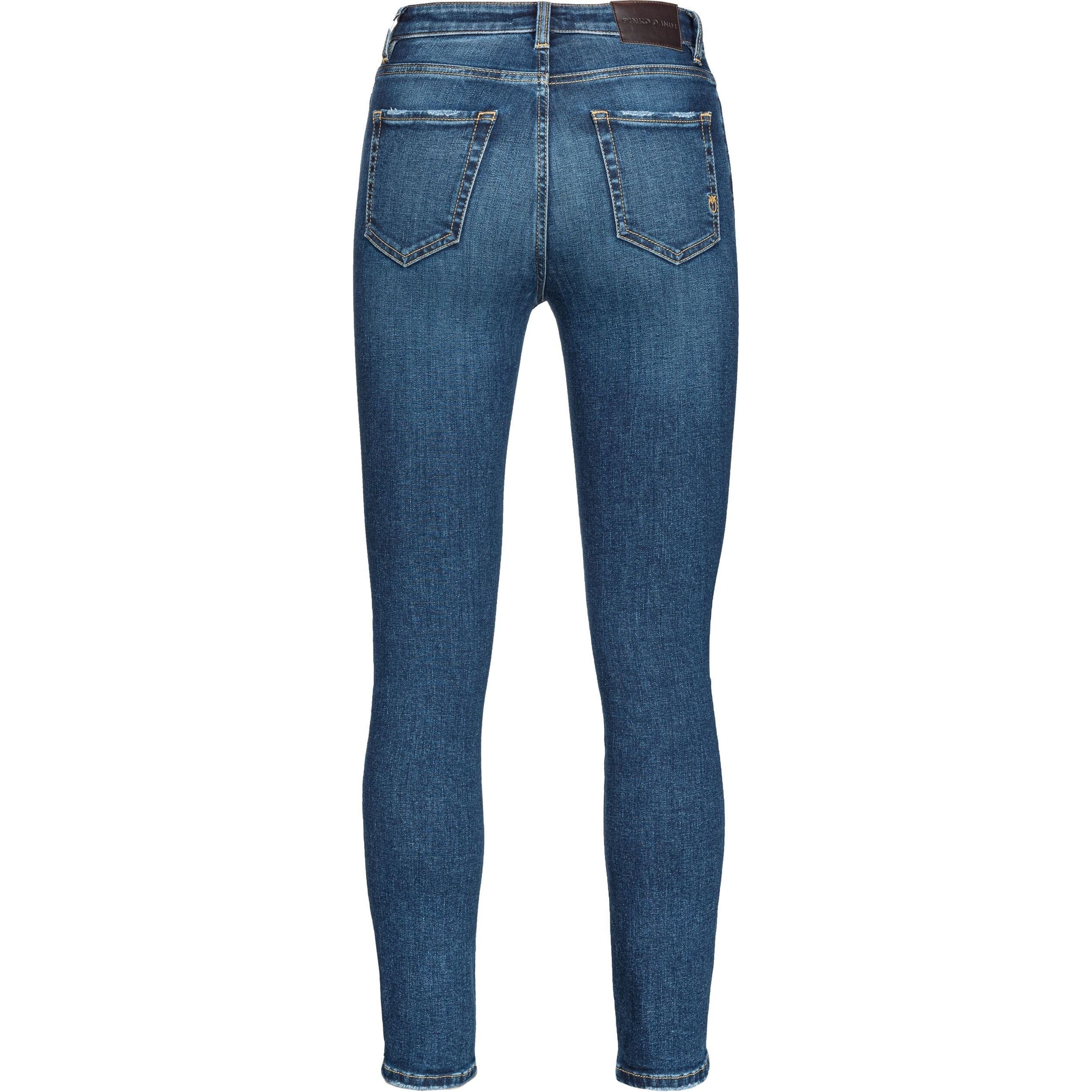 PINKO Slim džinsai moterims, Mėlyna, Sabrina cotton-blend jeans 2