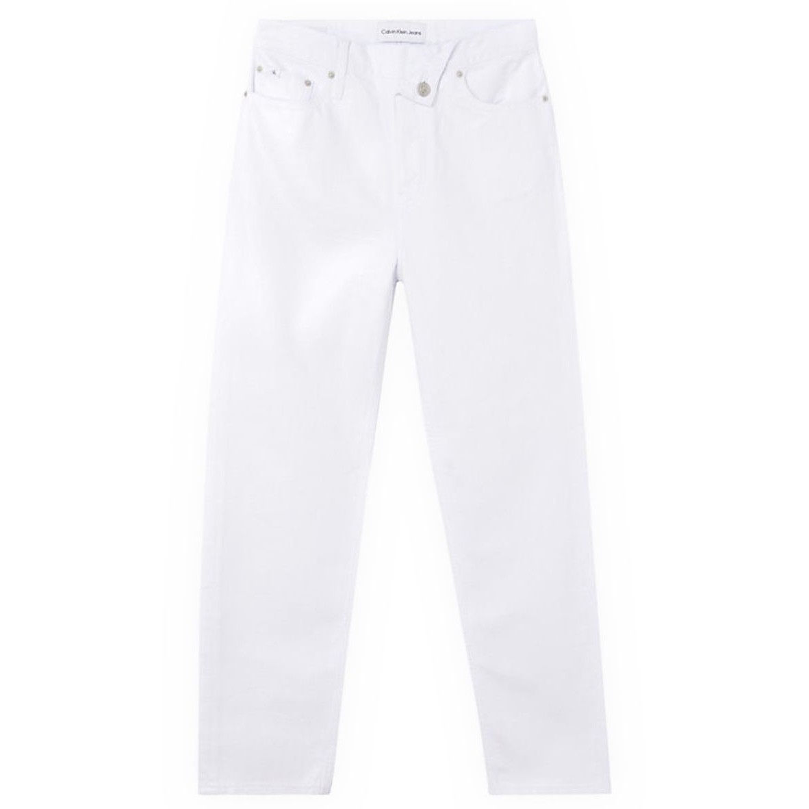 CALVIN KLEIN JEANS Tiesūs džinsai -moterims, Mėlyna, Mom jean 1