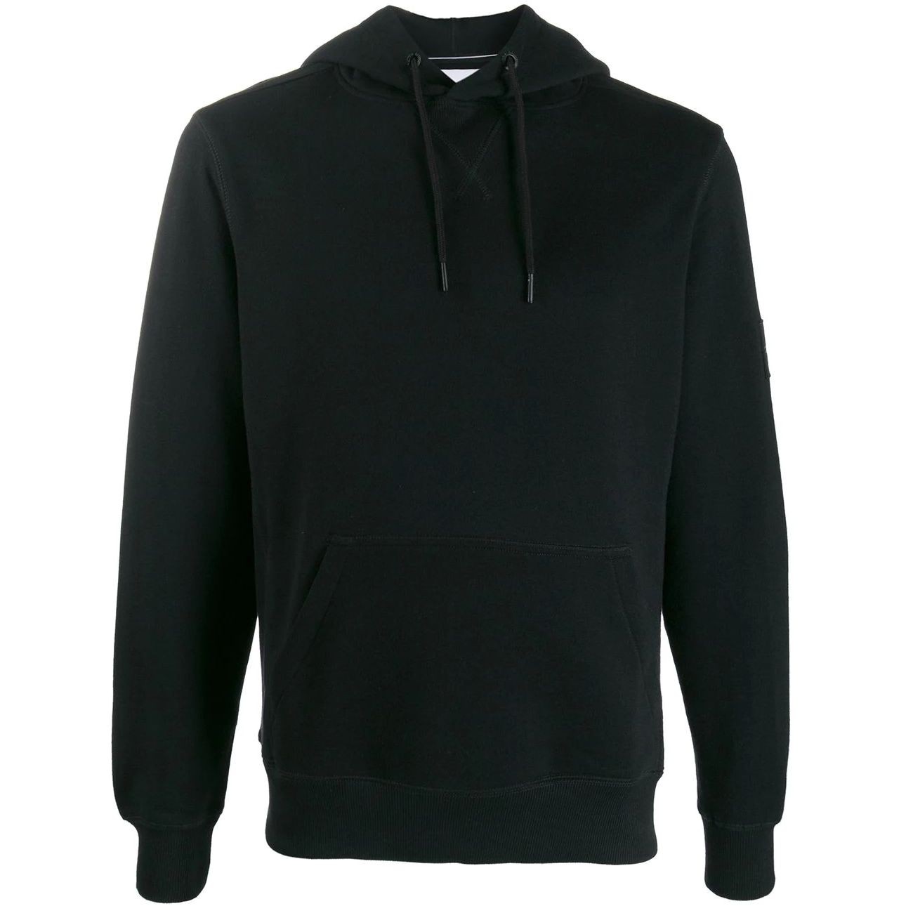CALVIN KLEIN JEANS Džemperis vyrams, Juoda, MONOGRAM SLEEVE HOODIE 1