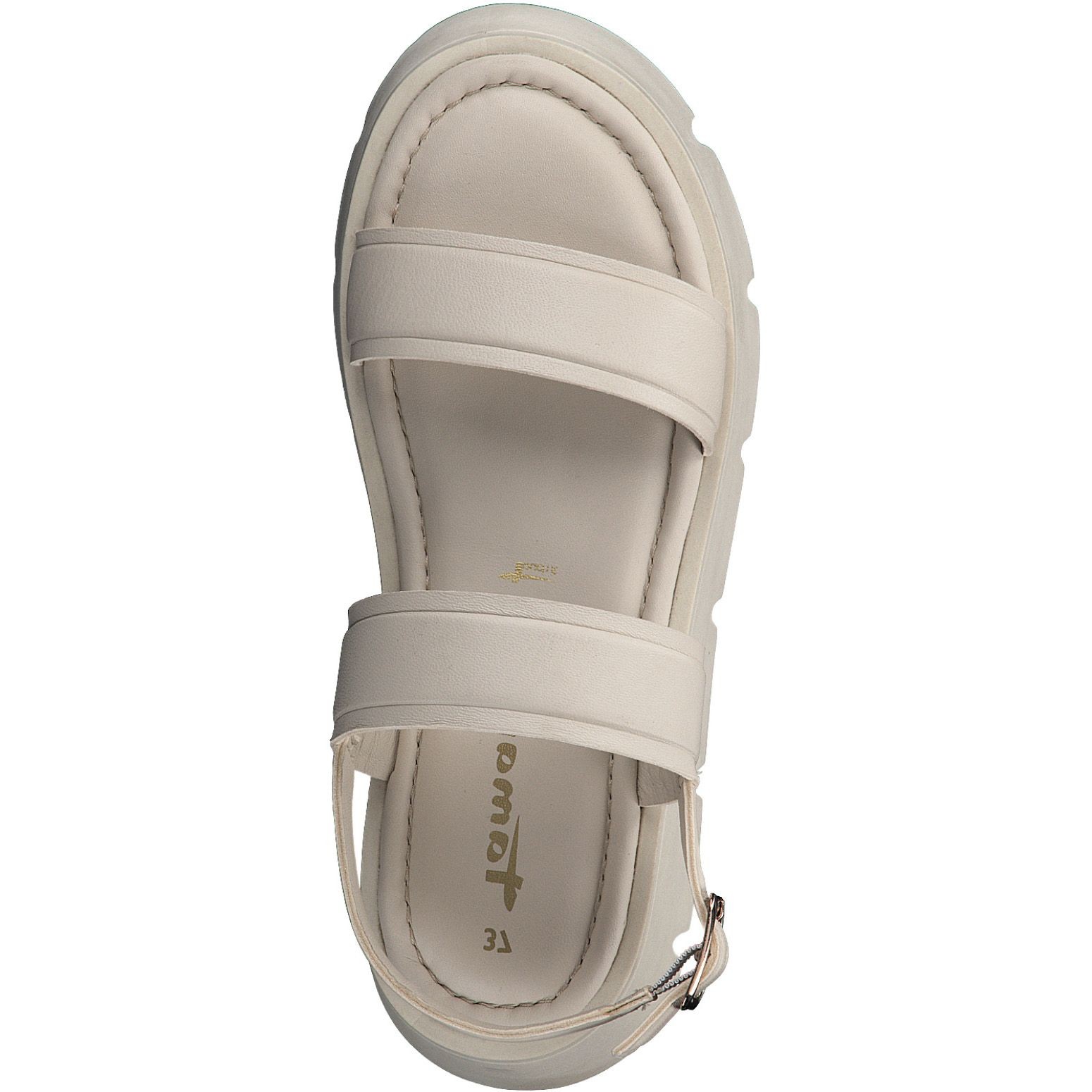 TAMARIS Basutės moterims, Smėlio, SANDALS 5