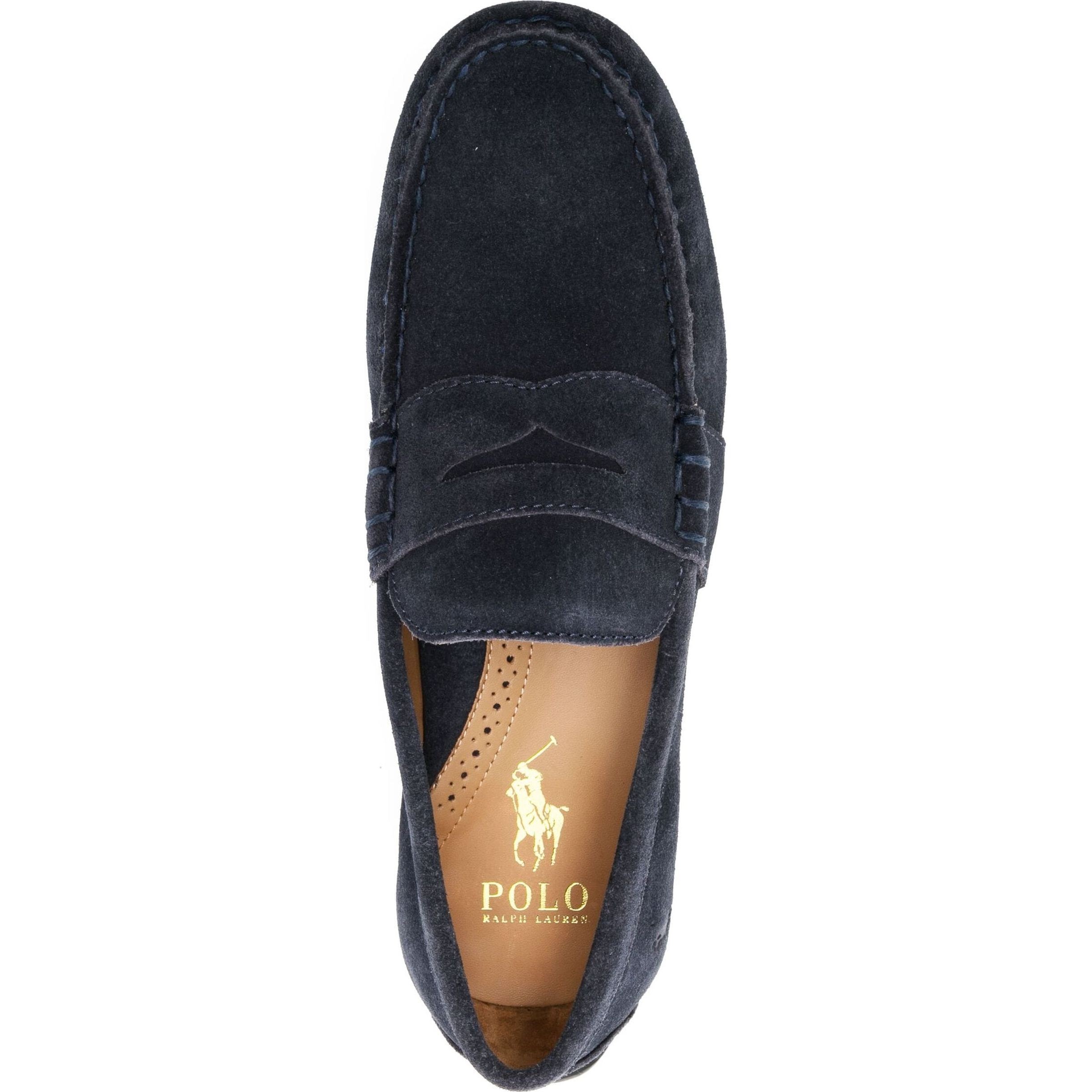 POLO RALPH LAUREN Mokasinai vyrams, Balta, Reynold Suede Driver 4