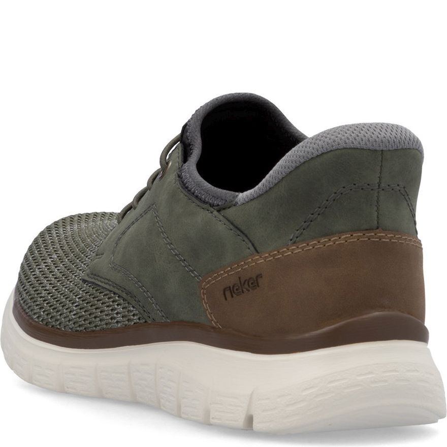 RIEKER Laisvalaikio bateliai vyrams, Žalia, Sneakers 4