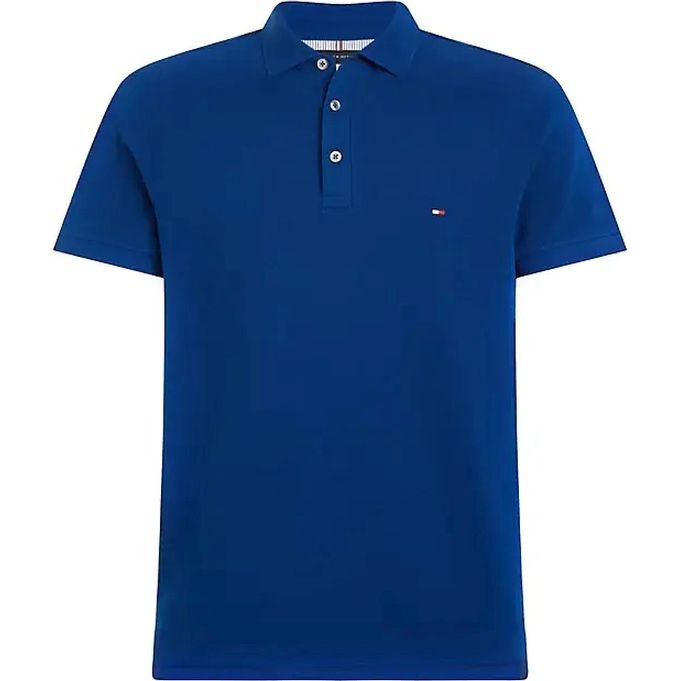 TOMMY HILFIGER Polo marškiniai trumpos rank. vyrams, Mėlyna, 1985 slim polo