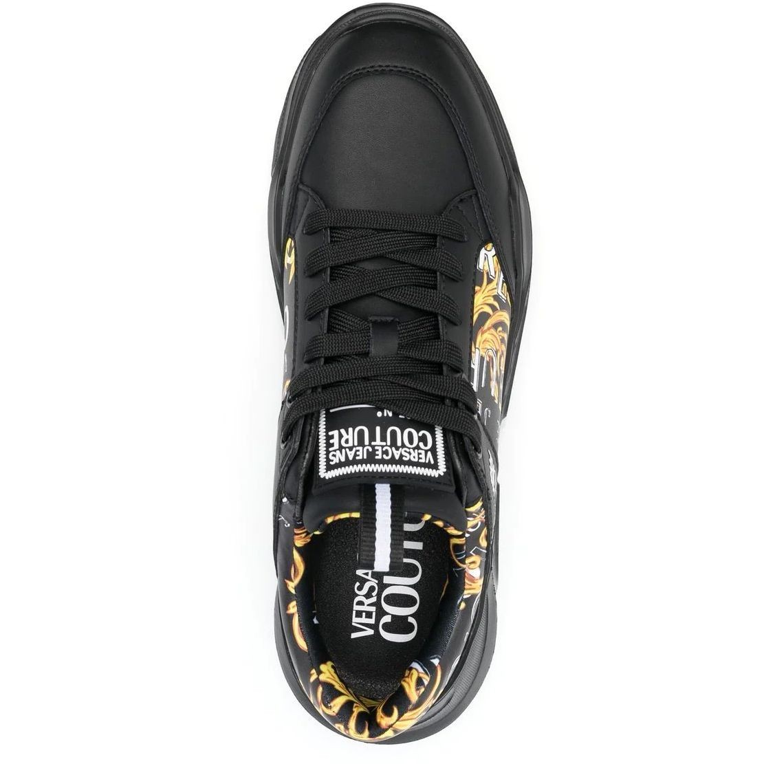 VERSACE JEANS CUTURE Bateliai - vyrams, BLACK/GOLD, Fondo speedtrack shoes 4