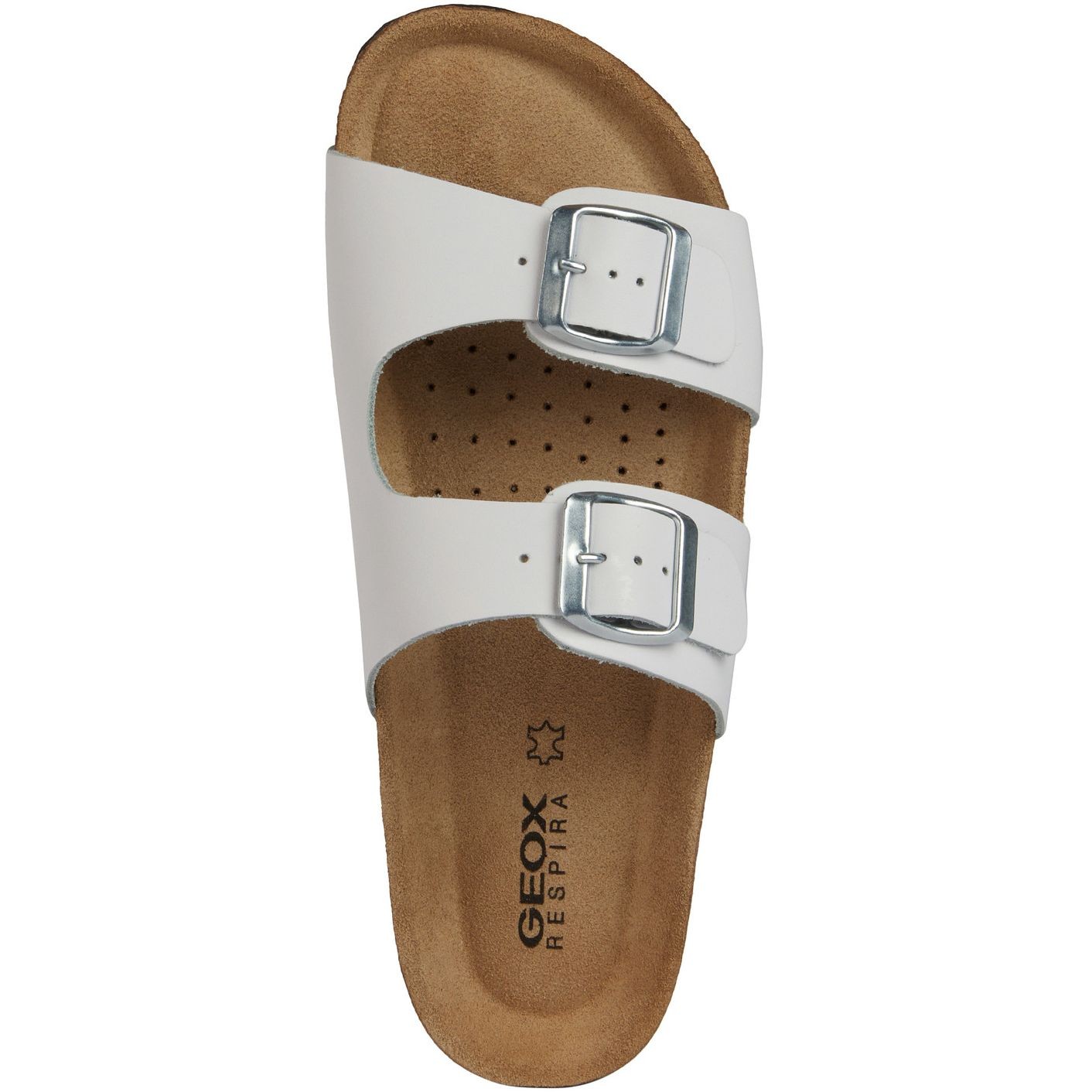 GEOX Basutės moterims, Balta, BRIONIA SANDALS 5