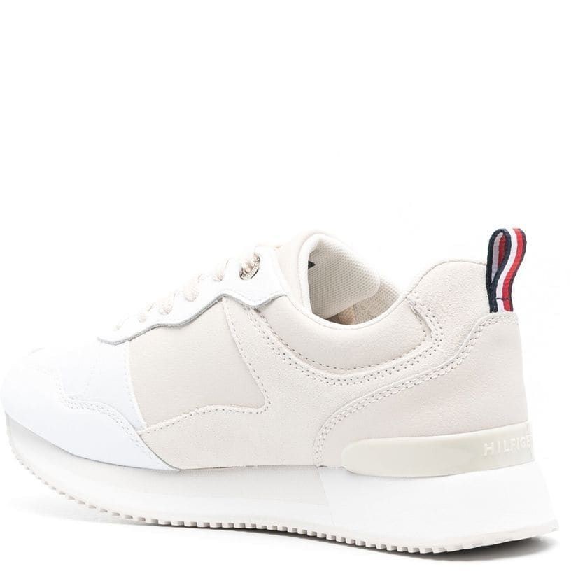 TOMMY HILFIGER Sportiniai bateliai moterims, Balta, TH ESSENTIAL RUNNER 3