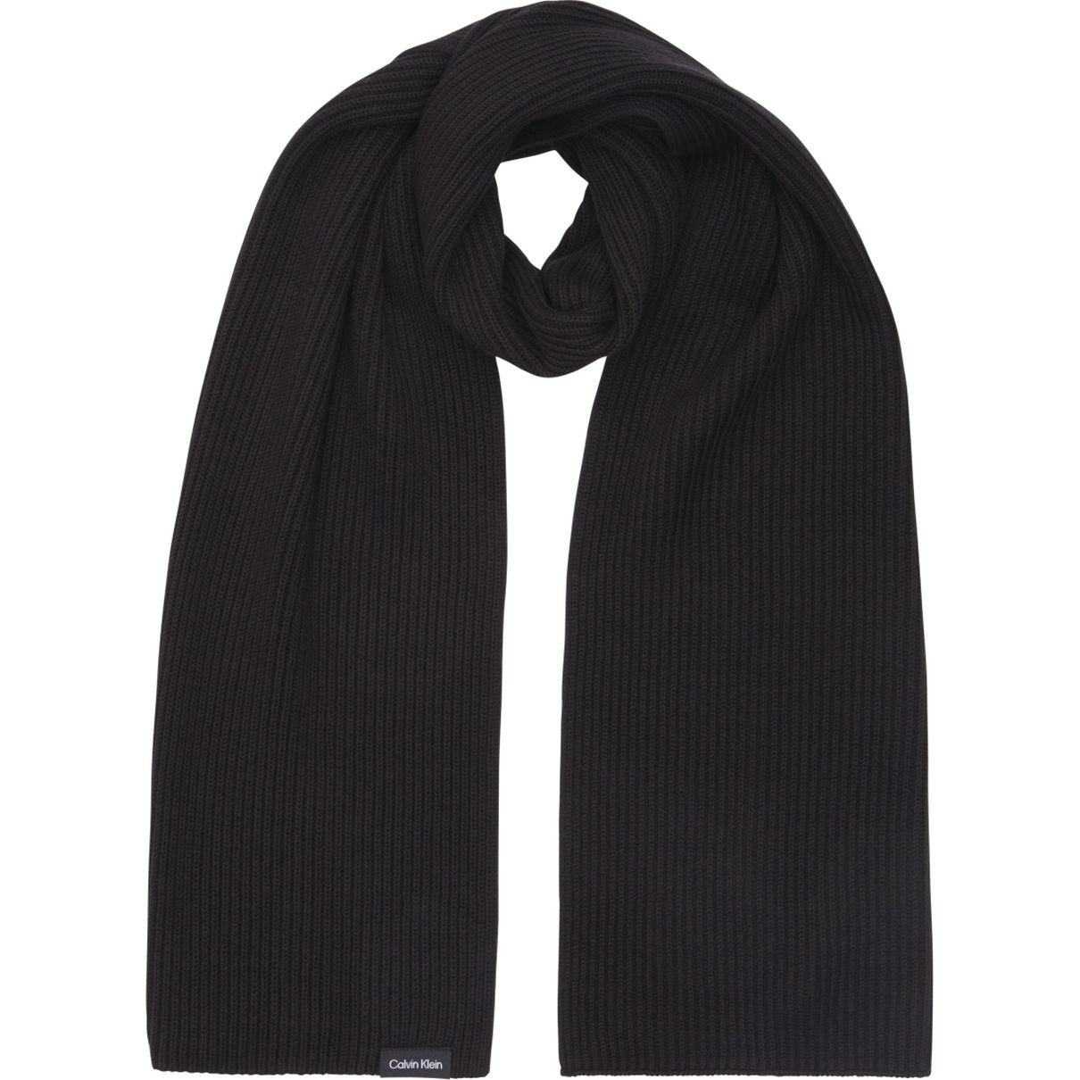 CALVIN KLEIN Rinkinys vyrams, Juoda, Gs classic scarf+beanie 4