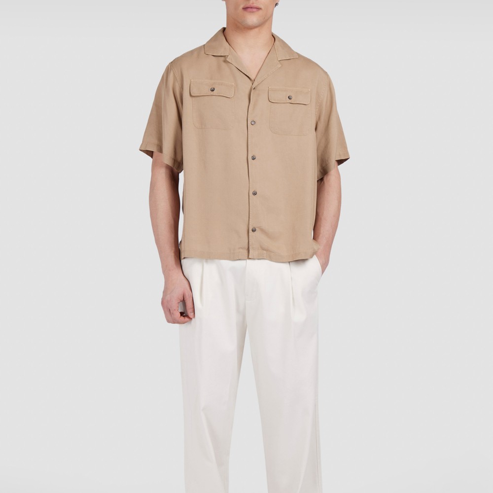 PAUL&SHARK Marškiniai ilgomis rankovėmis vyrams, Ruda, Shirts 2