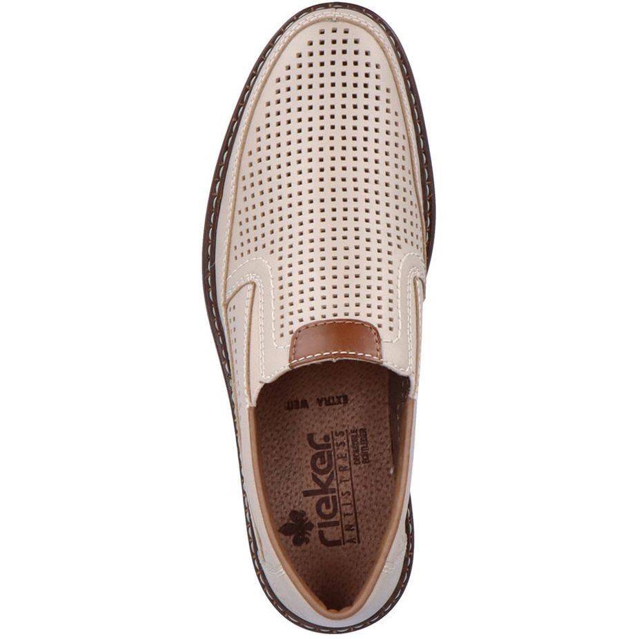 RIEKER Klasikiniai batai vyrams, Smėlio, FORMAL 6