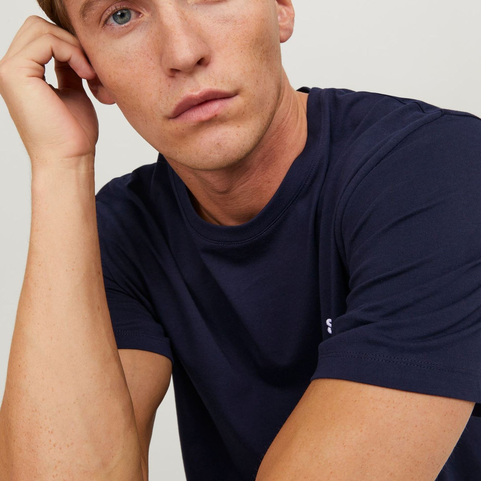 JACK & JONES Marškinėliai vyrams, Mėlyna, Paulos 3