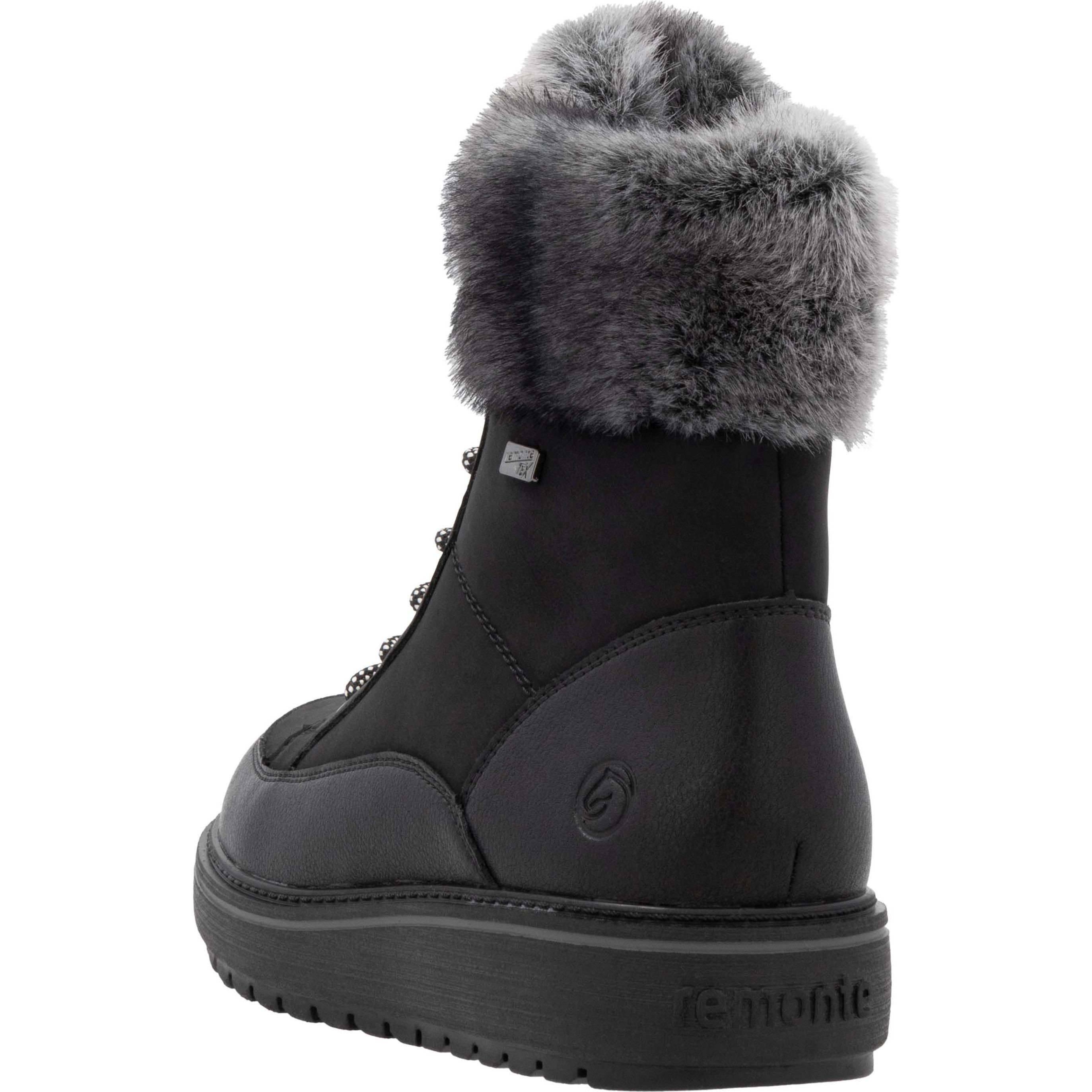 REMONTE Aulinukai moterims, Juoda, Ladies mid height boots 6