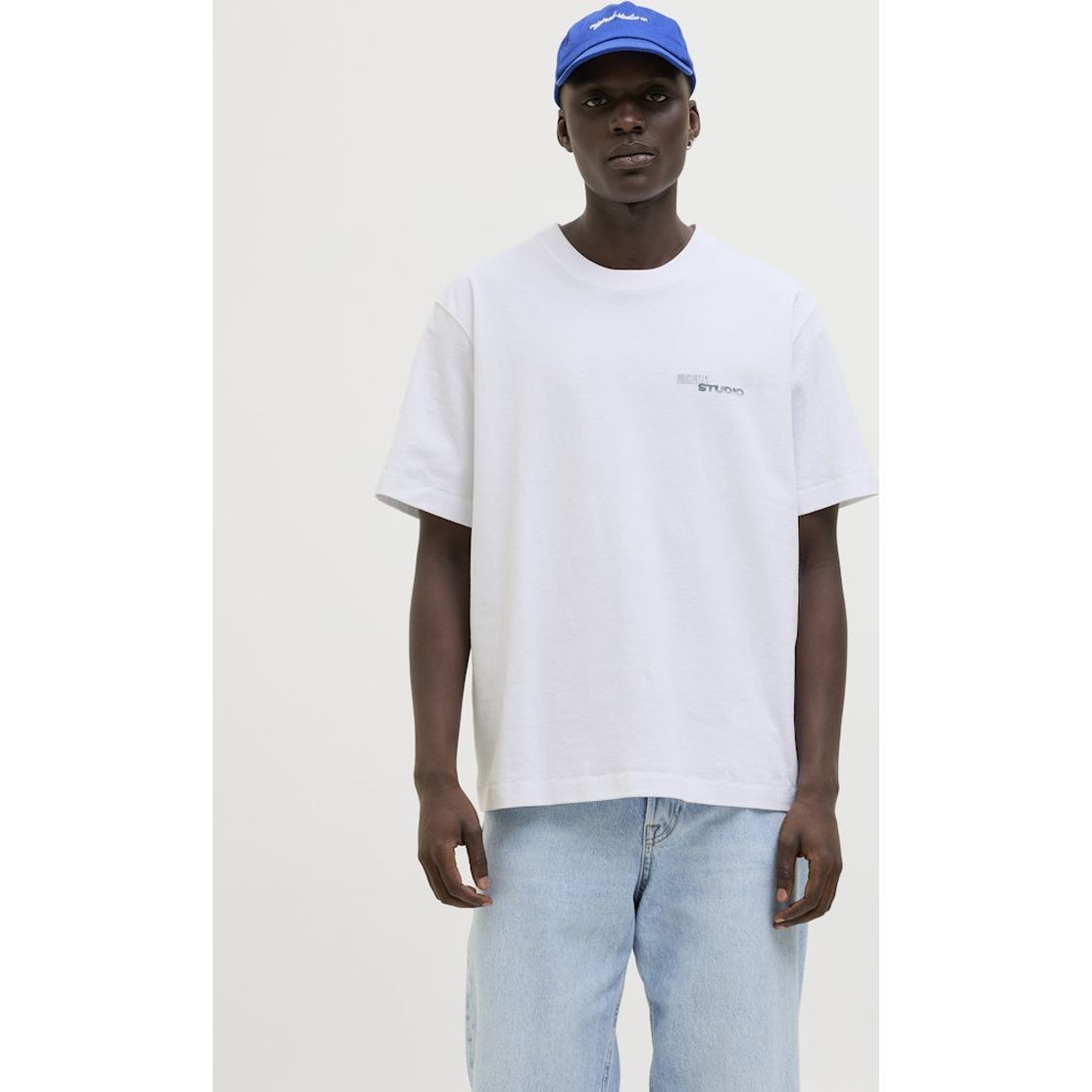 JACK & JONES Marškinėliai vyrams, Balta, Retiro back tee 3