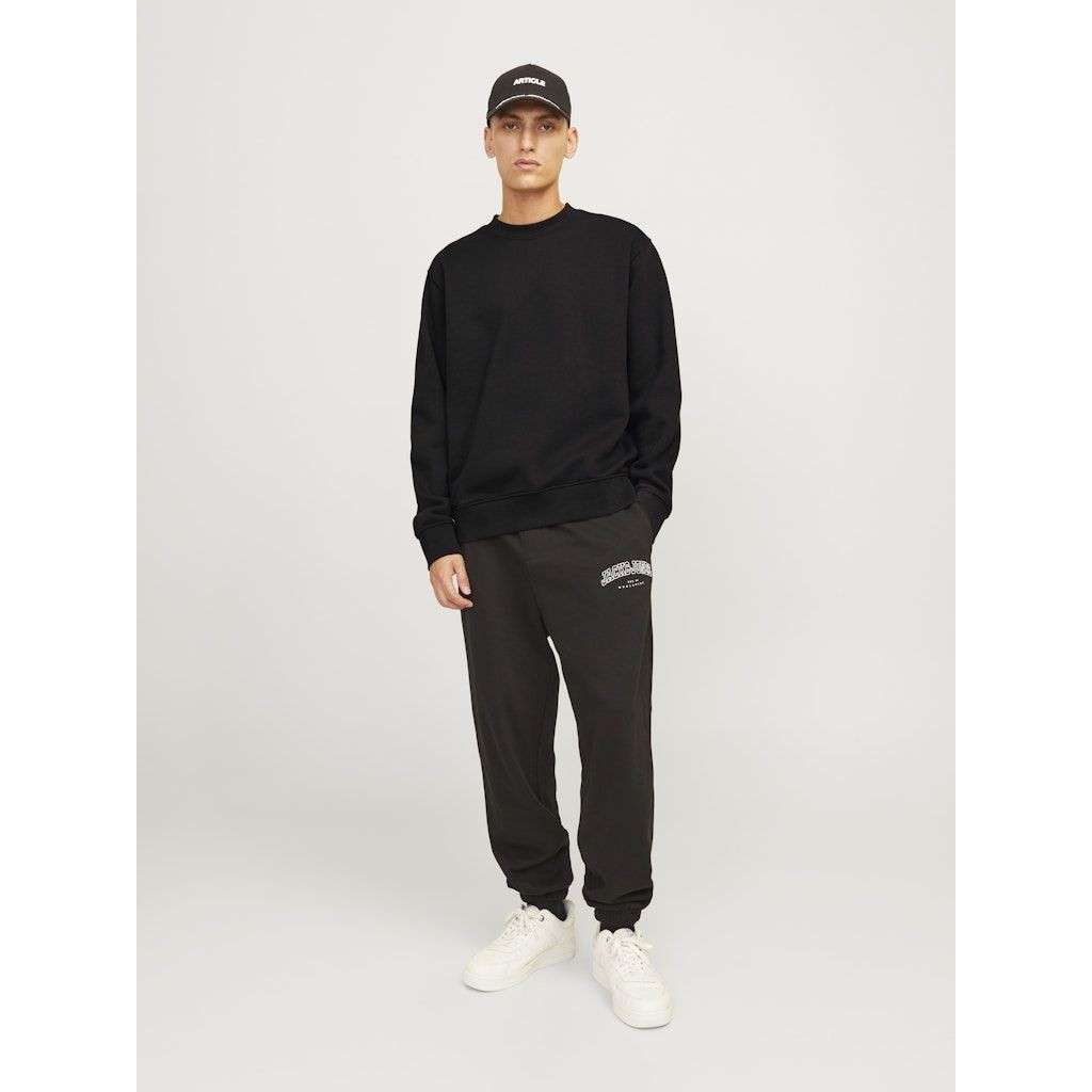 JACK & JONES Megztinis vyrams, Juoda, Urban edge sweat crew neck 4