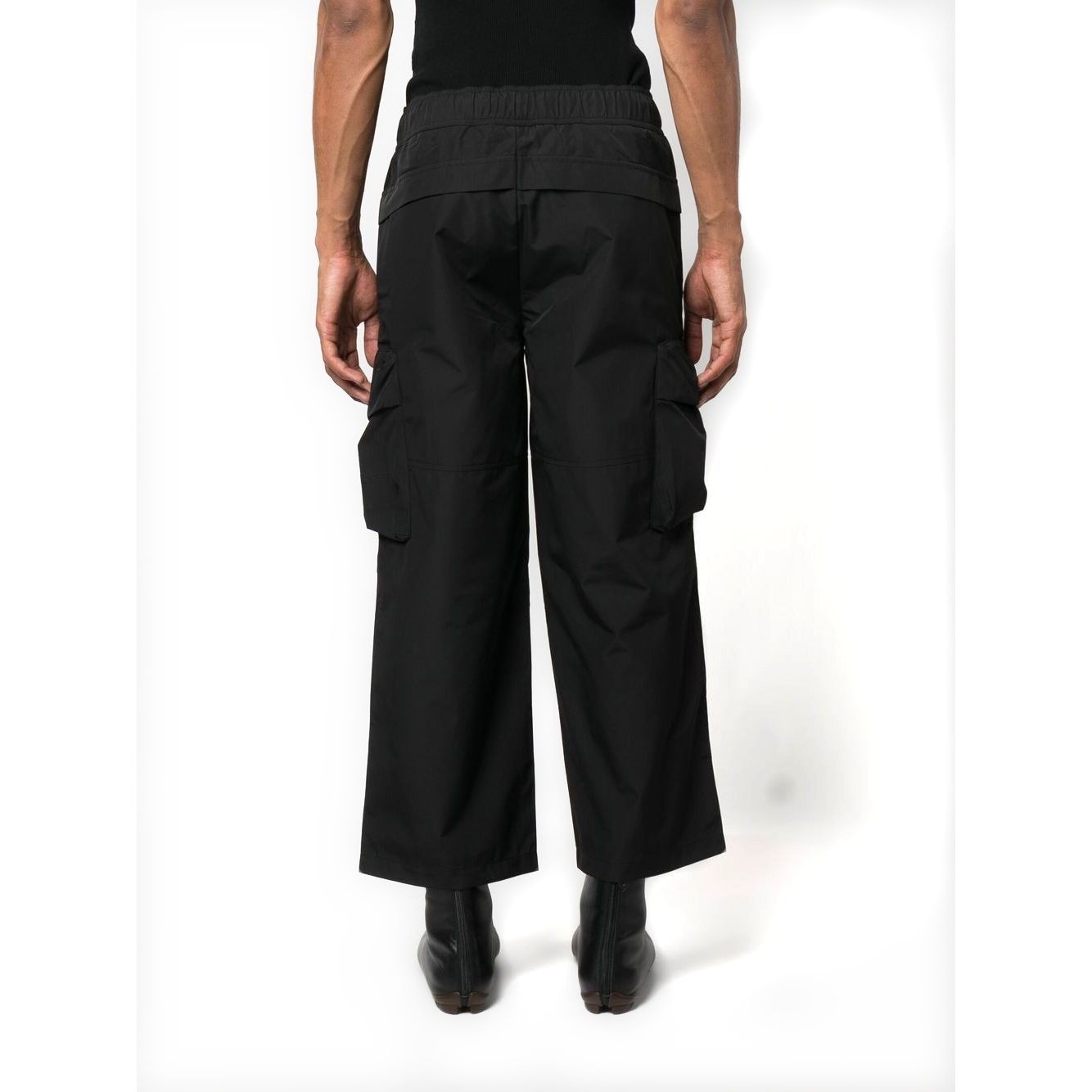 CALVIN KLEIN JEANS Laisvalaikio kelnės vyrams, Juoda, Technical cropped cargo 3