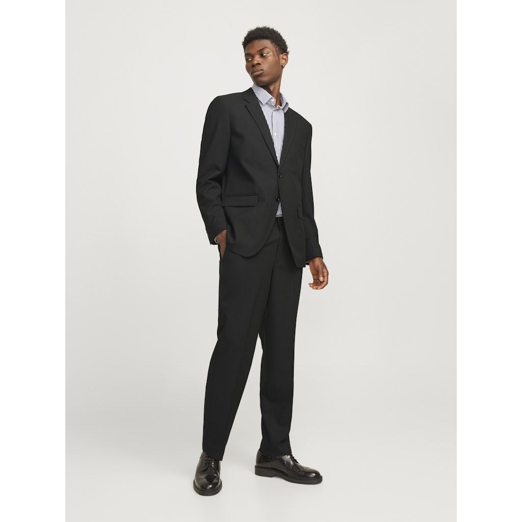 JACK & JONES Švarkas vyrams, Juoda, Bush wick mathew reg blazer 4