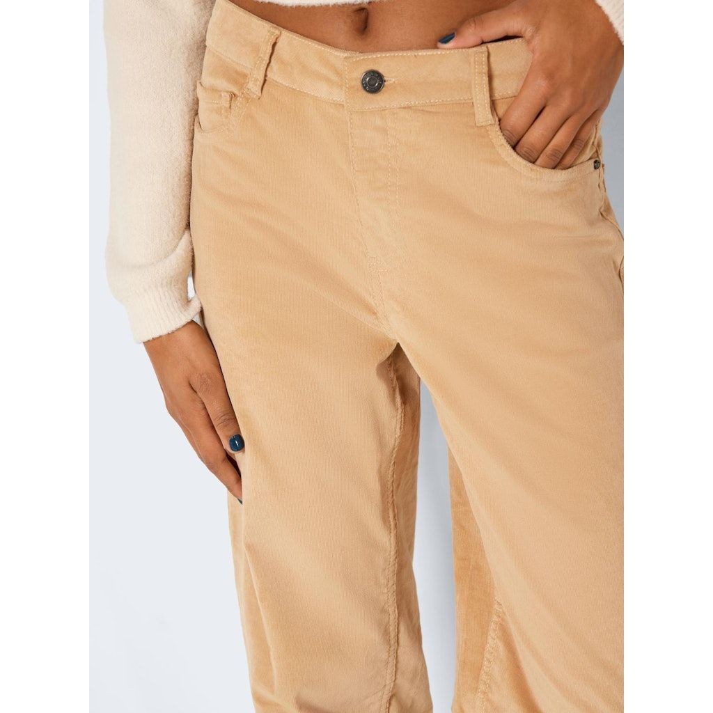 NOISY MAY Tiesūs džinsai moterims, Smėlio, NMAMANDA NW COLOR COR 5