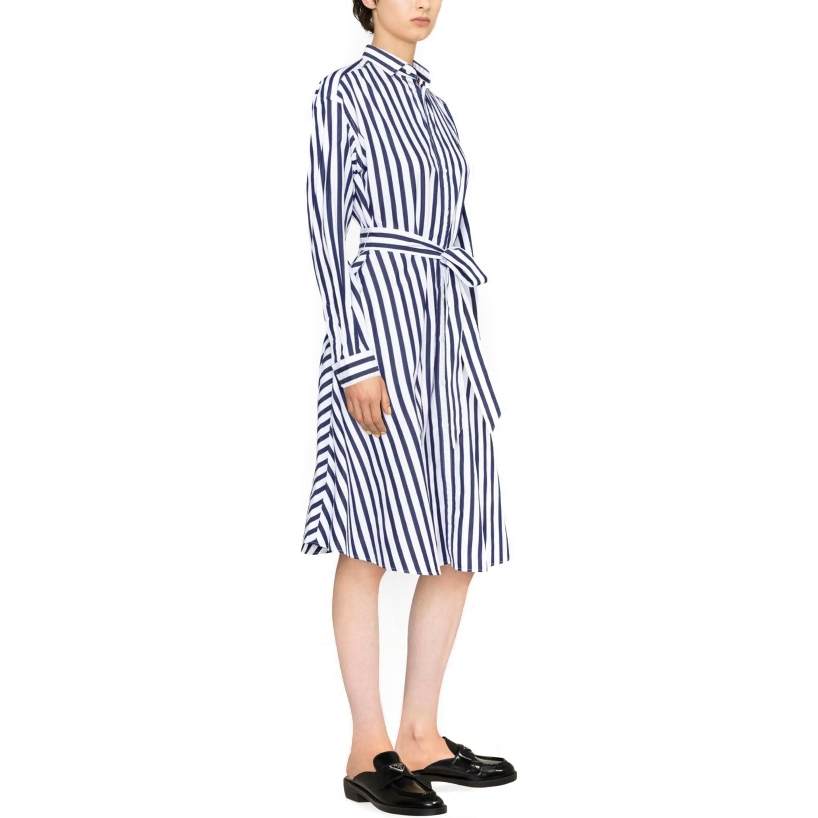 POLO RALPH LAUREN Midi suknelė moterims, Mėlyna, Long sleeve day dress 2