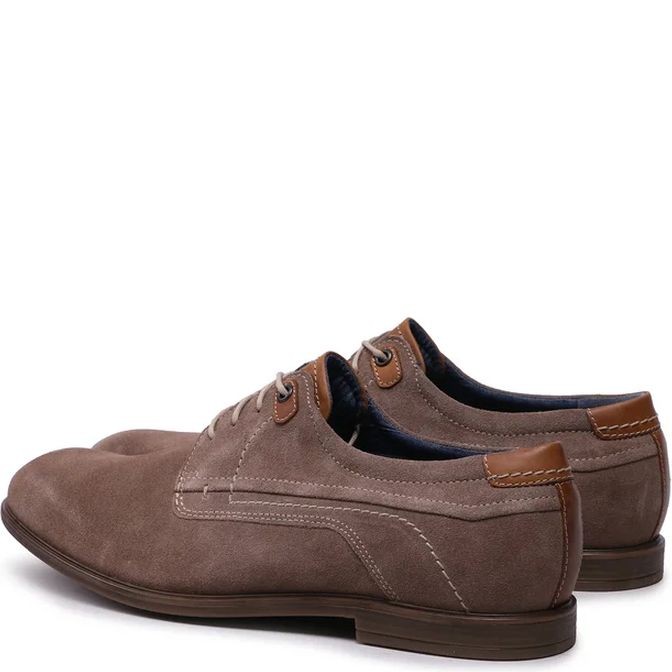 CESARE CAVE Laisvalaikio bateliai vyrams, Smėlio, SHOES 3