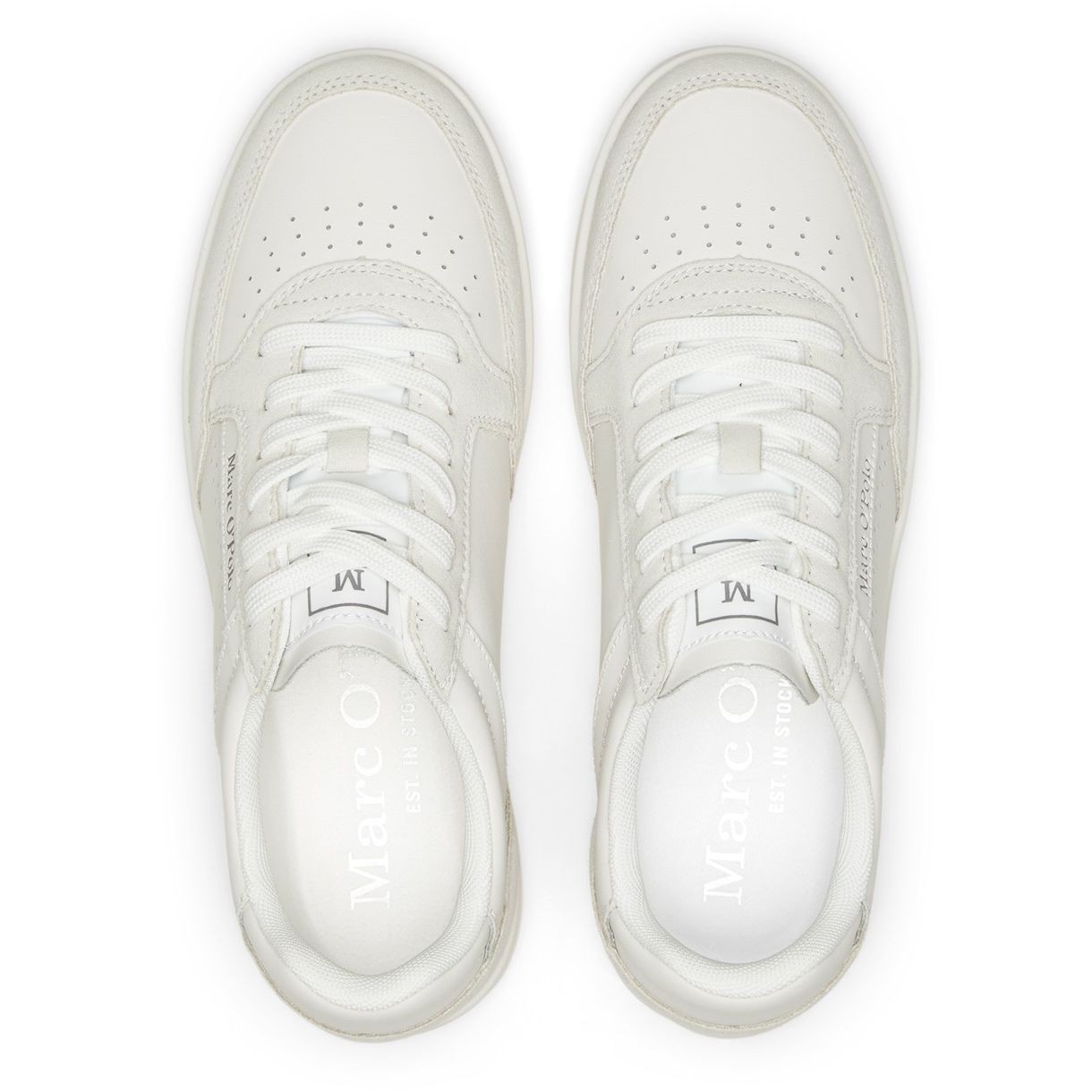 MARC O'POLO Sportbačiai moterims, Balta, Violeta  sneakers 3