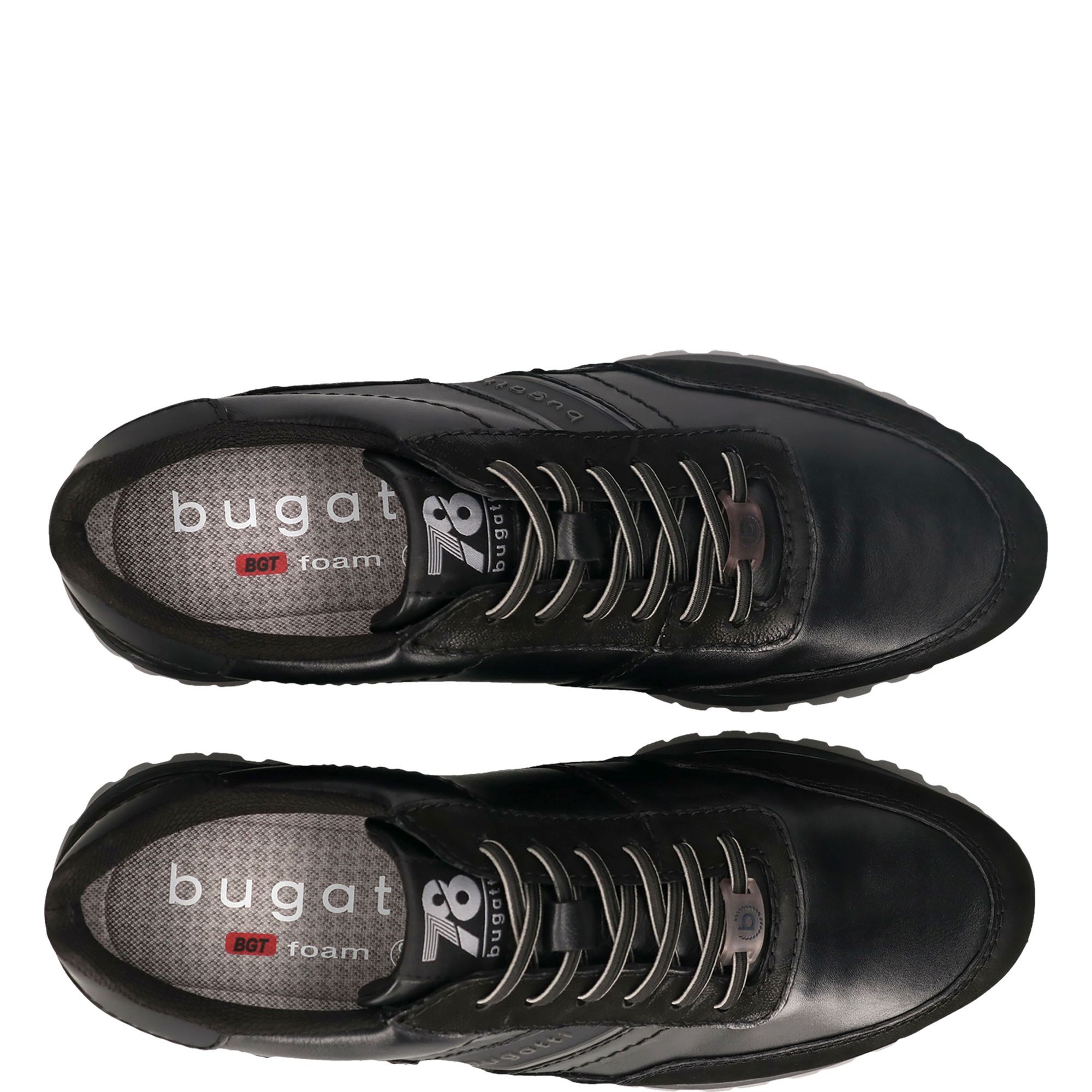 BUGATTI Laisvalaikio bateliai vyrams, Juoda, Leisure 6