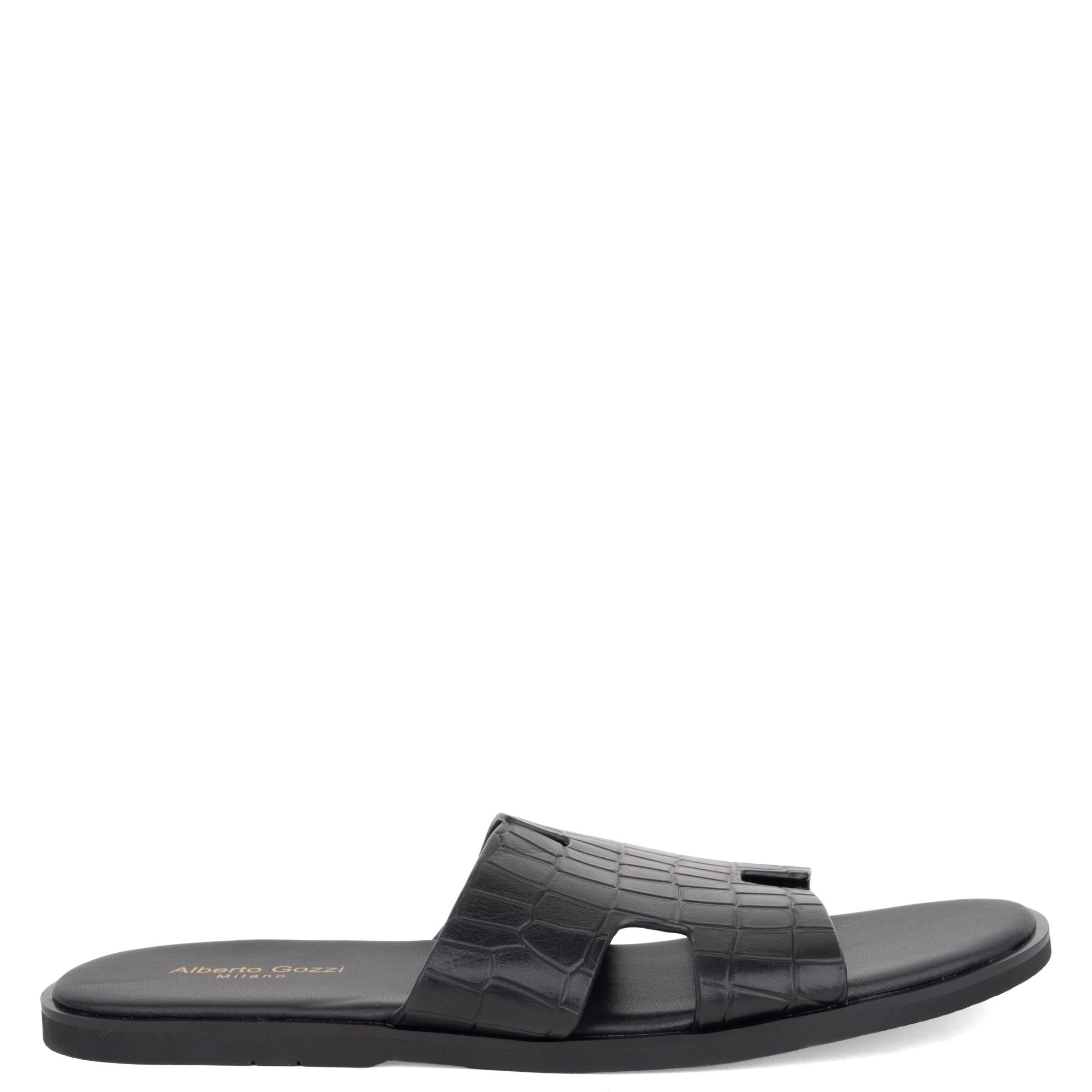 ALBERTO GOZZI Šlepetės vyrams, Juoda, Slippers 2