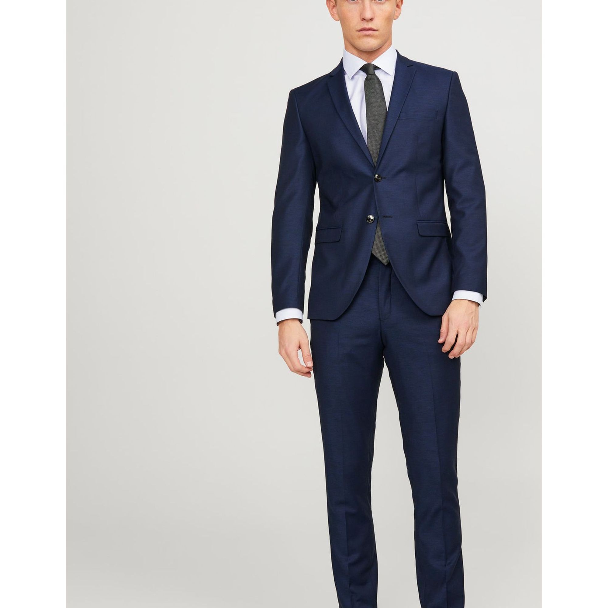 JACK & JONES Švarkas vyrams, Mėlyna, JPRSOLARIS BLAZER NOOS 4