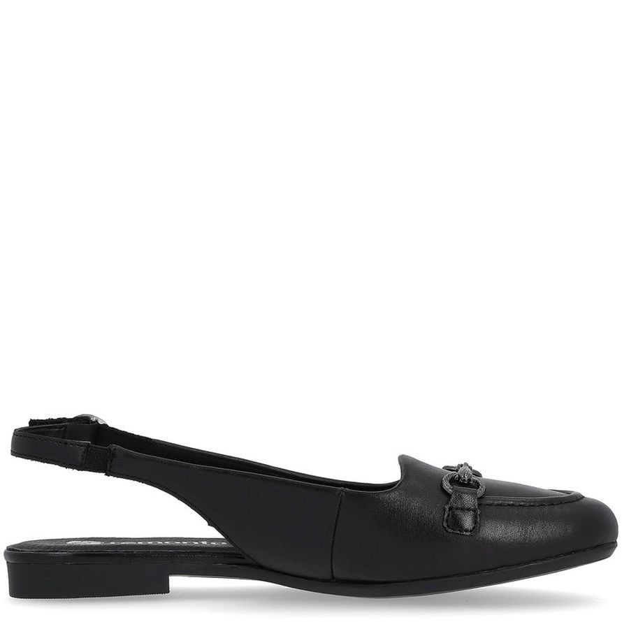 REMONTE Basutės moterims, Juoda, SANDALS 7