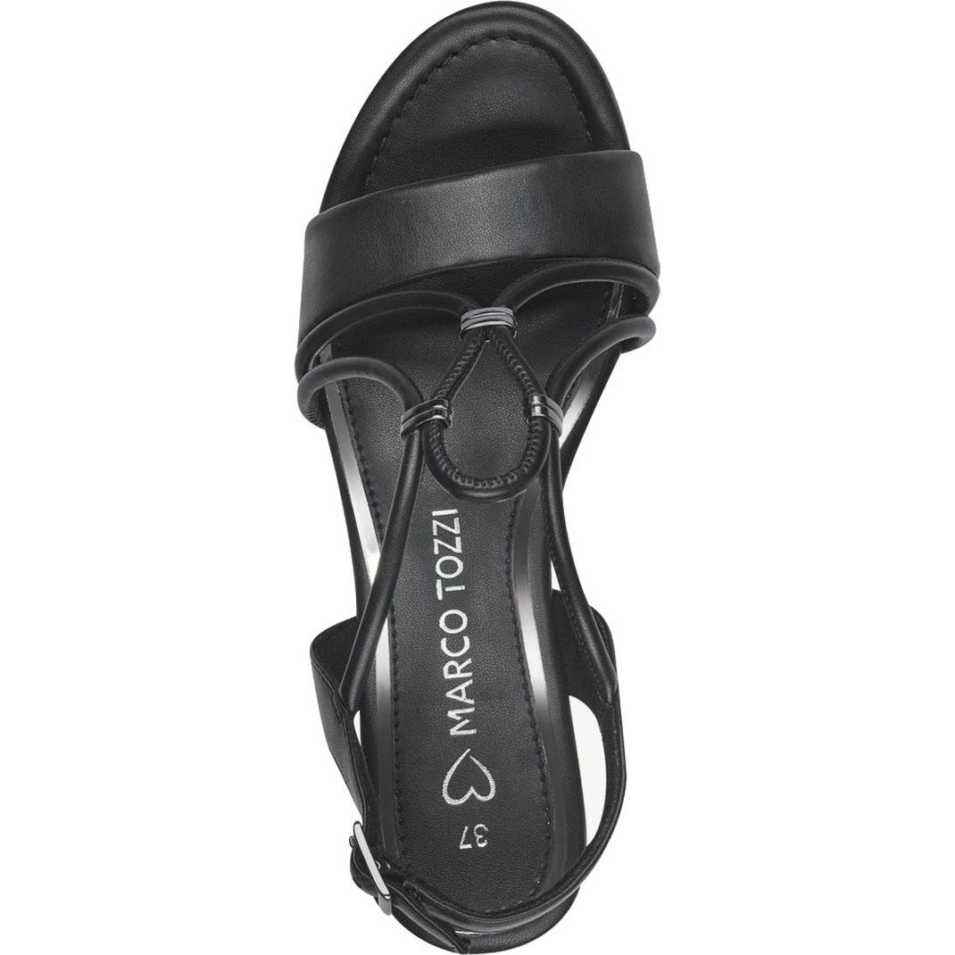 MARCO TOZZI Basutės moterims, Juoda, SANDALS 4
